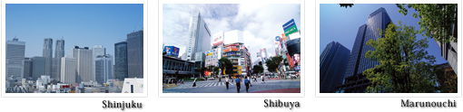 新宿・渋谷・丸の内